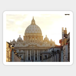 Sunset Over St. Peter Sticker